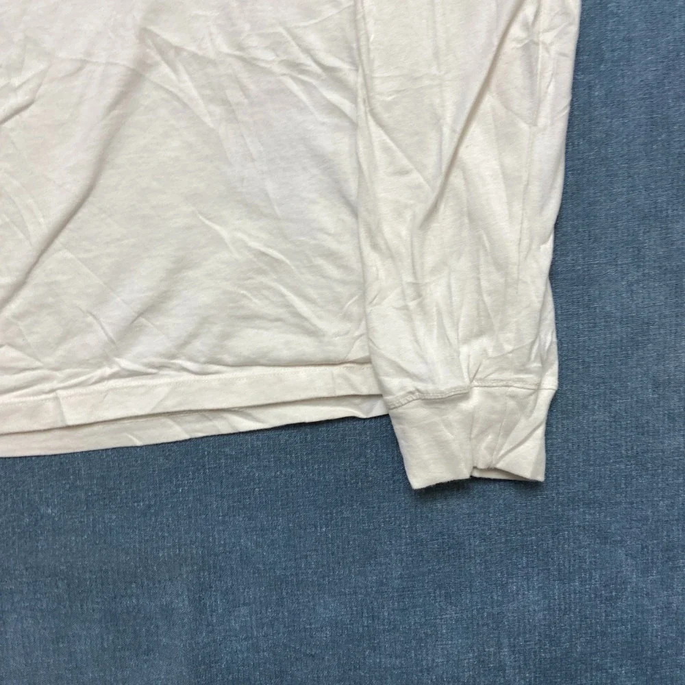 The North Face Never Stop Exploring Shirt Mens 2XL White Crew Neck Regular Fit